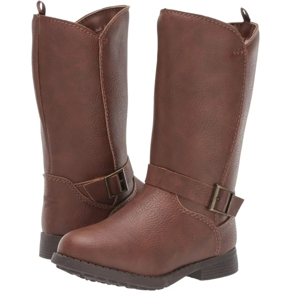 OshKosh B'gosh Lumi Brown Toddler Girls Fashion Boots Size 4M